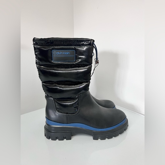 Calvin Klein Womens Laeton Puffer Cold Weather Snow Winter Boots Shoes Size 8 - Picture 5 of 8